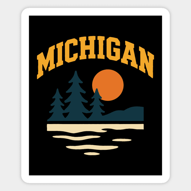 Michigan Magnet by CreativeSage